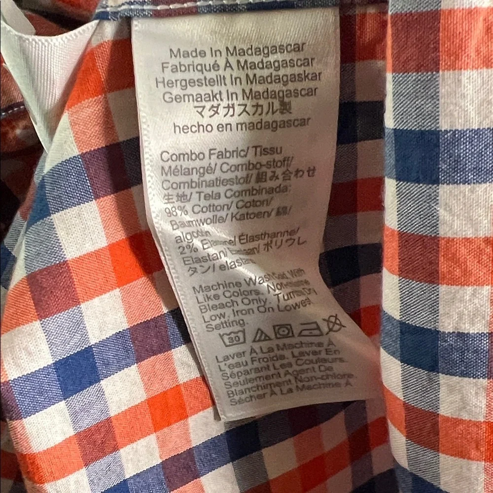 J. Crew Men's Slim Fit Flex Washed Plaid Button-Down Shirt Size XL NEW